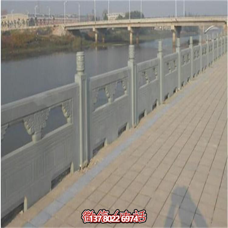 精美青石雕刻欄板，提升景區(qū)、寺廟、湖邊裝飾效果