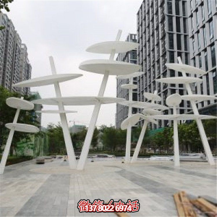 不銹鋼大型樹葉雕塑，為你的戶外景觀創造獨特的創意