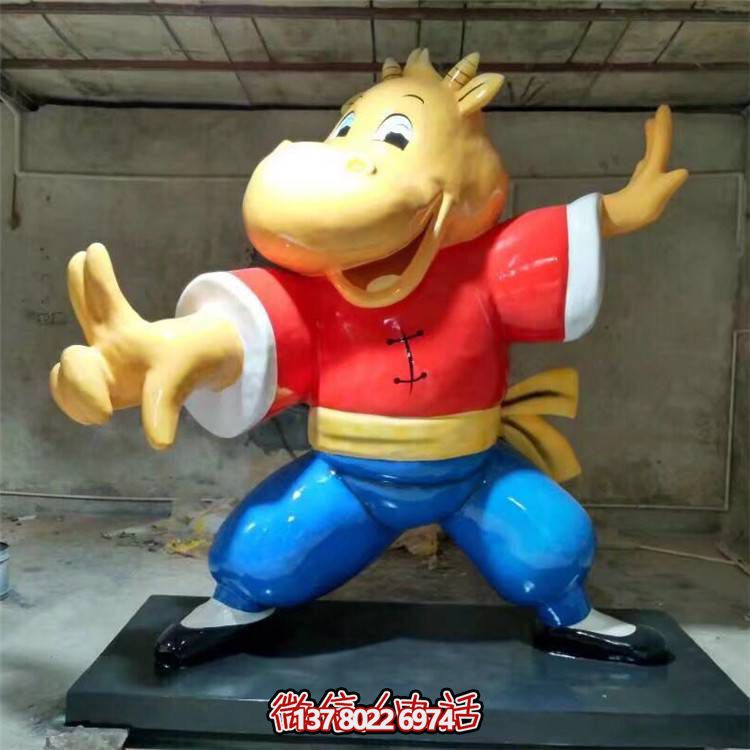 可愛牛雕塑，點綴商業、戶外和園林景觀