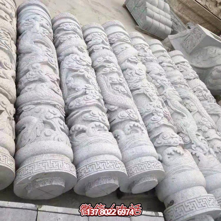 精美結(jié)合雕塑，把浮雕、大理石、石雕、石柱帶入戶外空間