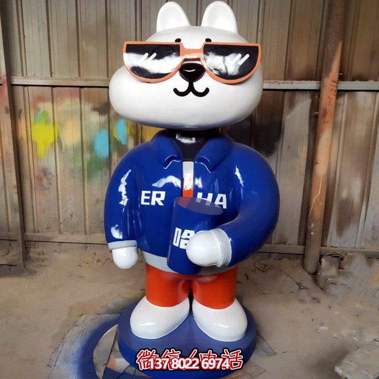 藝術(shù)玻璃鋼彩繪動物雕塑——讓商場、網(wǎng)店、紅店變身藝術(shù)館