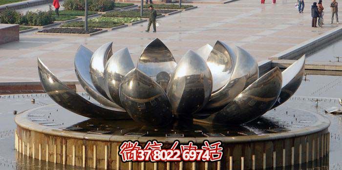 室外不銹鋼噴泉雕塑，讓廣場(chǎng)與公園更加美麗