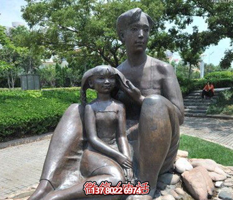 母女情深銅雕塑，傳承傳統(tǒng)文化