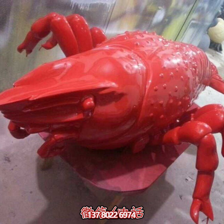 大型龍蝦雕塑裝飾品，點綴飯店、酒店門口