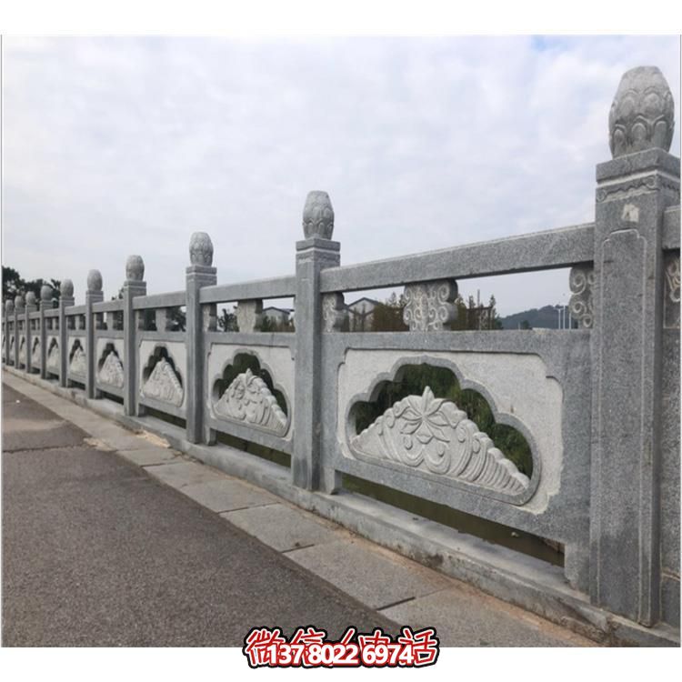 精致青石石雕欄桿，打造美麗公園景區