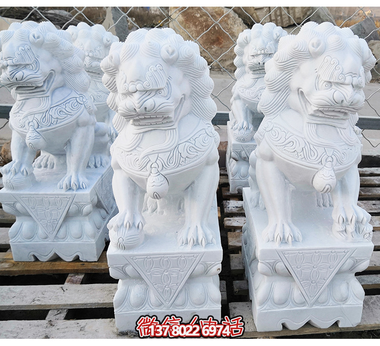 天安門獅子，漢白玉中式傳統北方石獅子