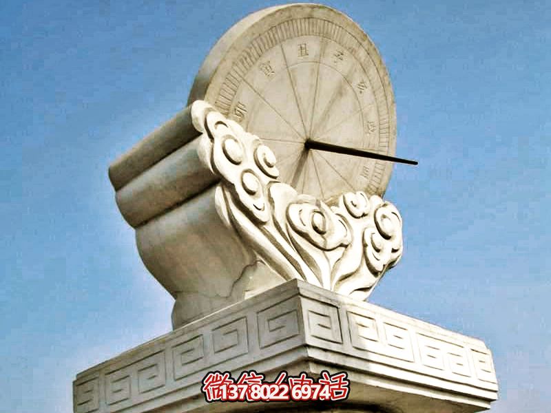 景區(qū)石雕戶(hù)外大型大理石計(jì)時(shí)器日晷雕塑 景區(qū)石雕戶(hù)外大型大理石計(jì)時(shí)器日晷雕塑