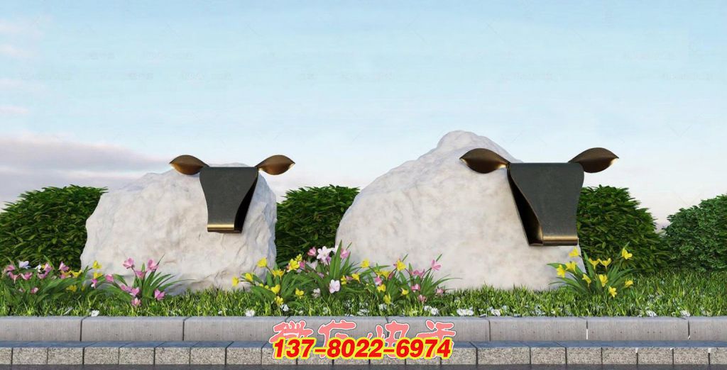 石間萌趣：戶外石雕里的 “隱牛” 景觀
