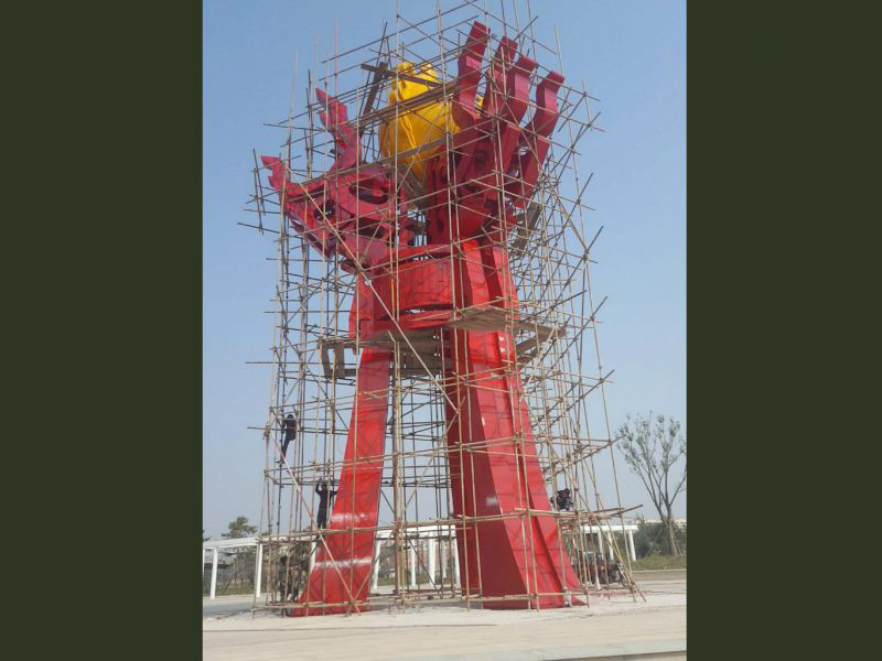 廣場不銹鋼火炬雕塑 廣場不銹鋼火炬雕塑